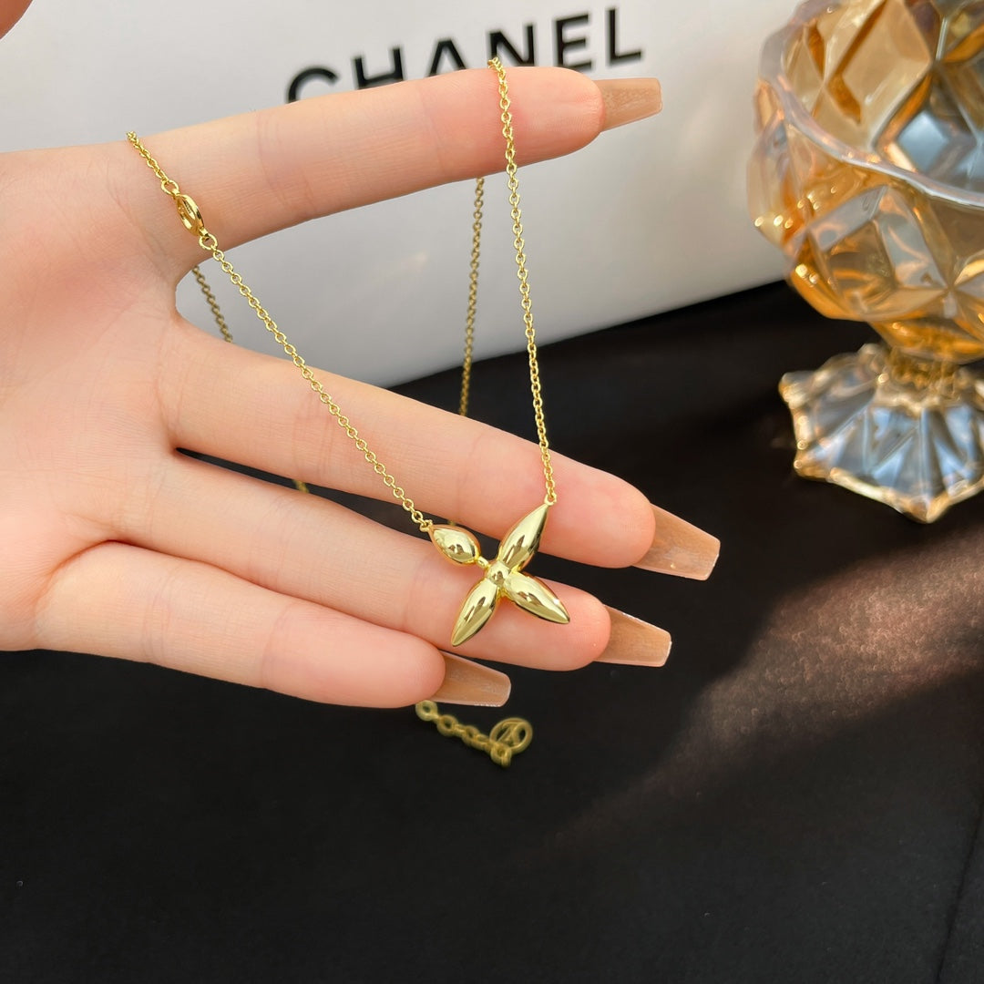 [Max Jewelry ]LOUISETTE GOLD NECKLACE