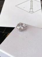 [Plus&Max]CLOVER SILVER RING