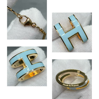 [Max Jewelry ]POP H SKY BLUE NECKLACE