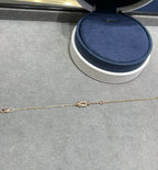 [Plus&Max]FORCE 10 DIAMOND CHAIN LINK PINK GOLD BRACELET