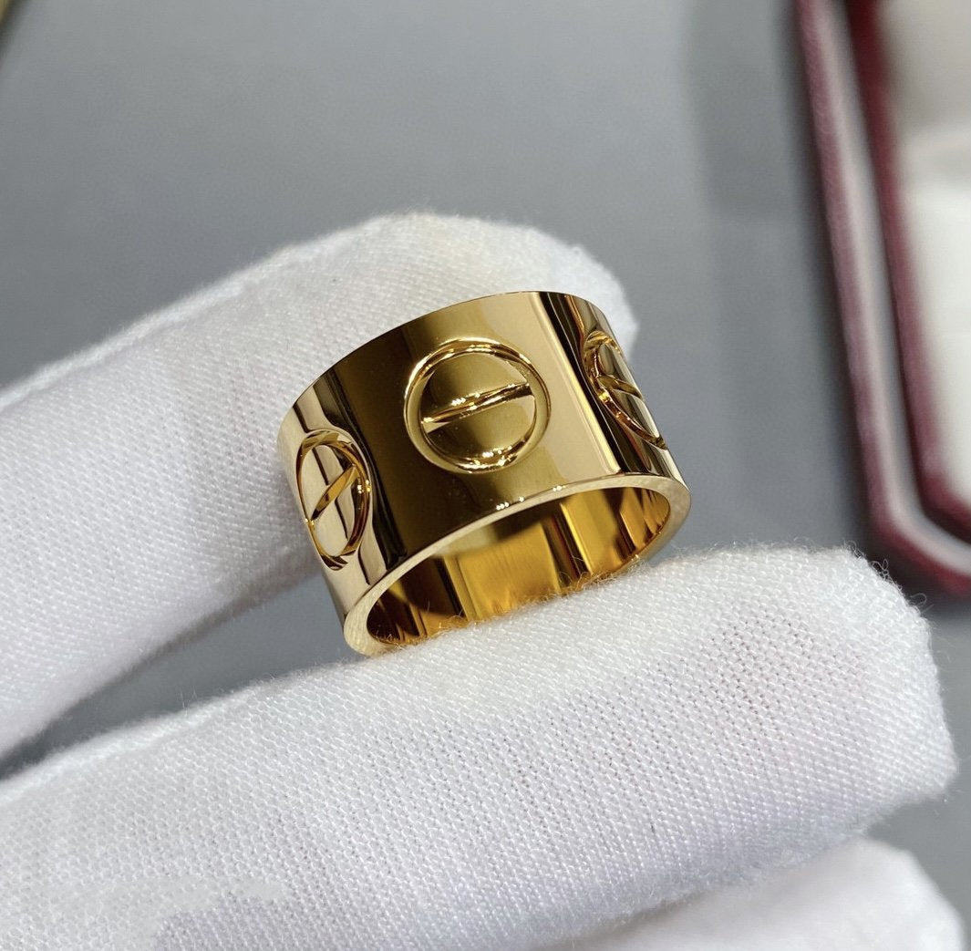 [Max Jewelry ]LOVE 11MM LARGE RING
