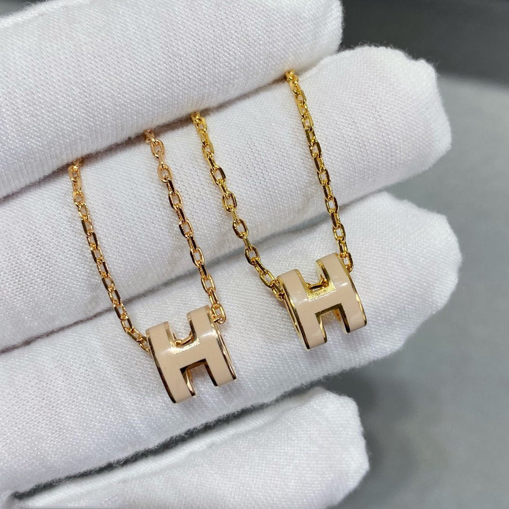 [Plus&Max]MINI POP H NECKLACE
