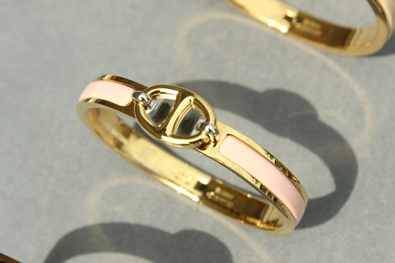 [Max Jewelry ]CLIC CHAINE GOLD BRACELET