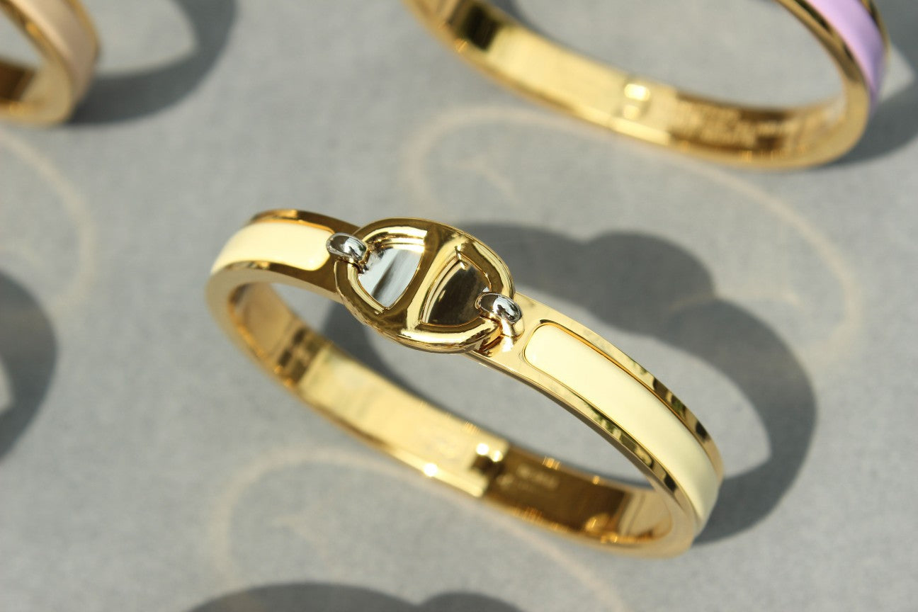 [Max Jewelry ]CLIC CHAINE GOLD BRACELET