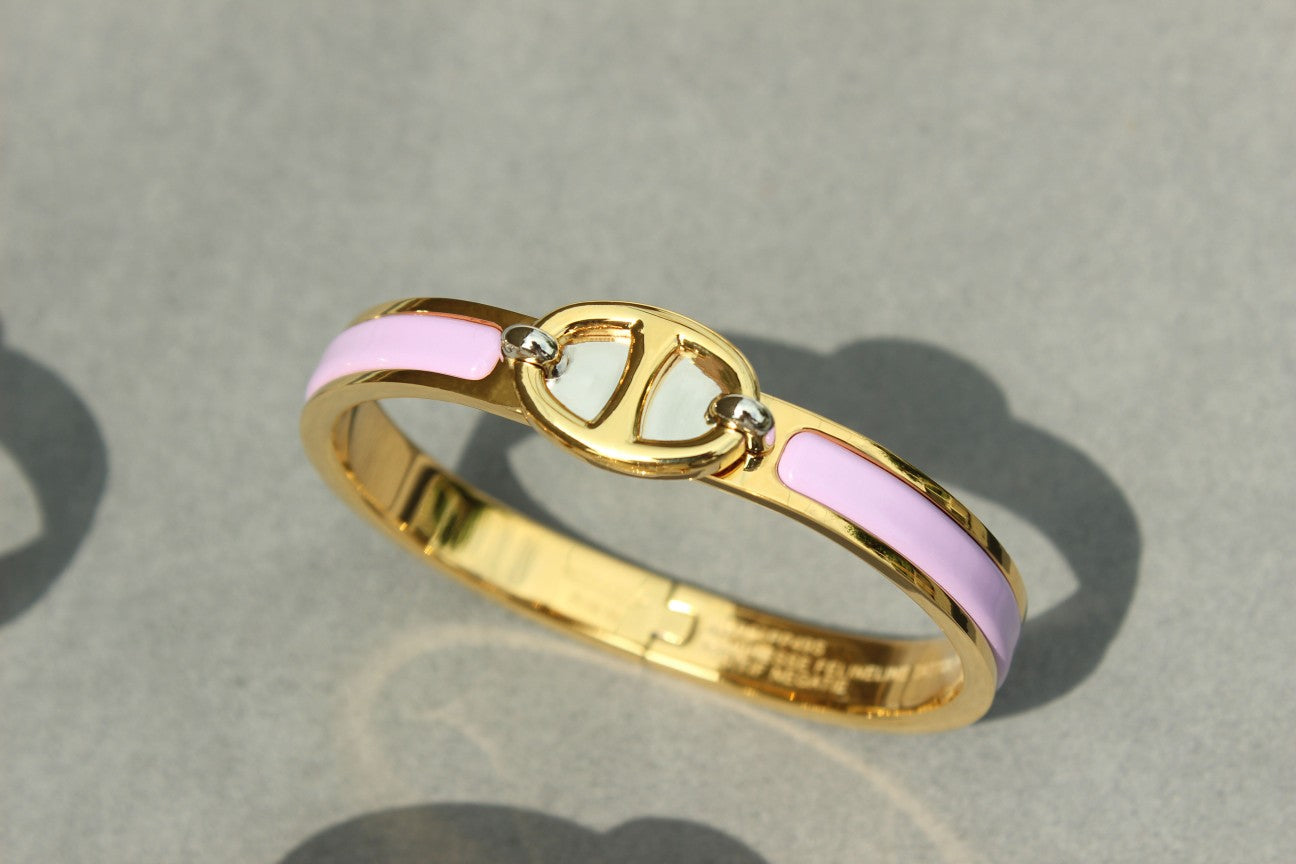 [Max Jewelry ]CLIC CHAINE GOLD BRACELET