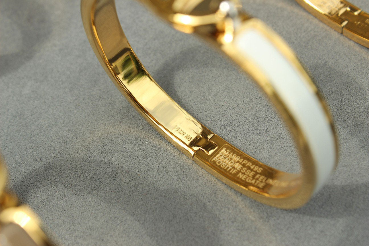 [Max Jewelry ]CLIC CHAINE GOLD BRACELET
