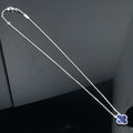 [Plus&Max]CLOVER PIETERSITE SILVER LONG NECKLACE