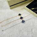 [Plus&Max]CLOVER 1 MOTIF PIETERSITE BRACELET