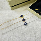 [Plus&Max]CLOVER 1 MOTIF PIETERSITE BRACELET