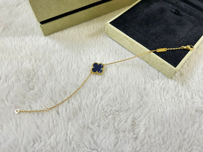 [Max Jewelry ]CLOVER 1 MOTIF PIETERSITE BRACELET