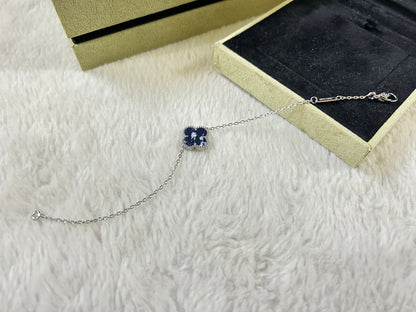 [Max Jewelry ]CLOVER 1 MOTIF PIETERSITE BRACELET