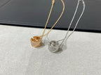 [Plus&Max]LIENS EVIDENCE DIAMOND PAVED NECKLACE