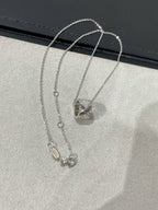 [Plus&Max]LIENS EVIDENCE DIAMOND PAVED NECKLACE