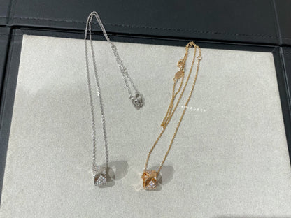 [Max Jewelry ]LIENS EVIDENCE DIAMOND PAVED NECKLACE