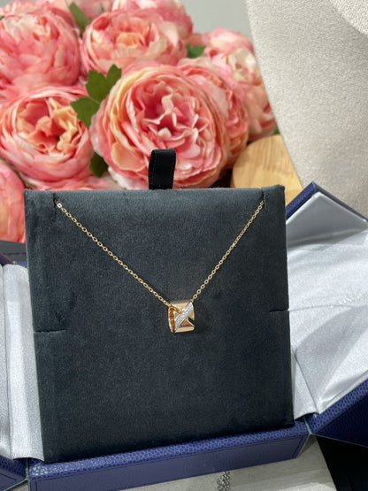 [Max Jewelry ]LIENS EVIDENCE DIAMOND NECKLACE