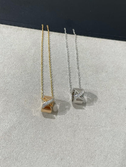 [Max Jewelry ]LIENS EVIDENCE DIAMOND NECKLACE