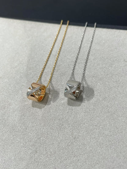 [Max Jewelry ]LIENS EVIDENCE DIAMOND NECKLACE