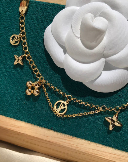 [Max Jewelry ]BLOOMING PINK GOLD MOP BRACELET