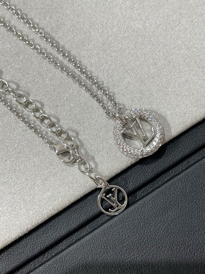 [Max Jewelry ]BY NIGHT DIAMOND PAVED NECKLACE