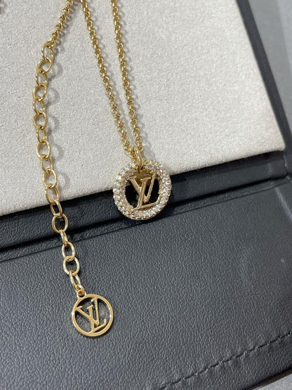 [Max Jewelry ]BY NIGHT DIAMOND PAVED NECKLACE