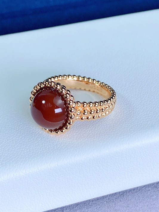 [Max Jewelry ]PERLEE COULEURS ROSE GOLD RING