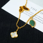 [Plus&Max]LUCKY SPRING 5 MOTIF GOLD BRACELET