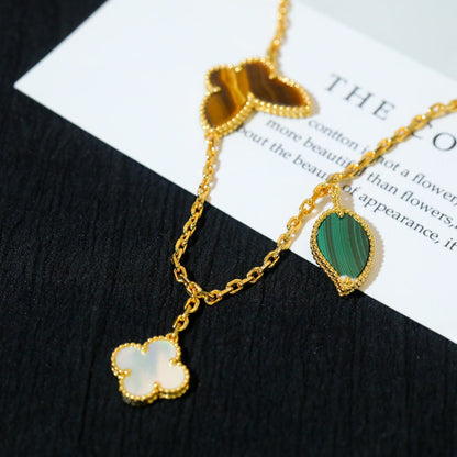 [Max Jewelry ]LUCKY SPRING 5 MOTIF GOLD BRACELET