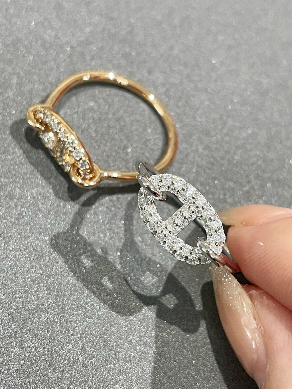 [Plus&Max]RONDE SMALL DIAMOND RING