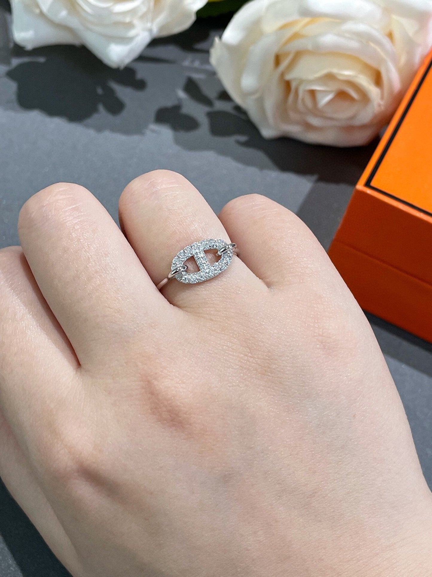 [Max Jewelry ]RONDE SMALL DIAMOND RING