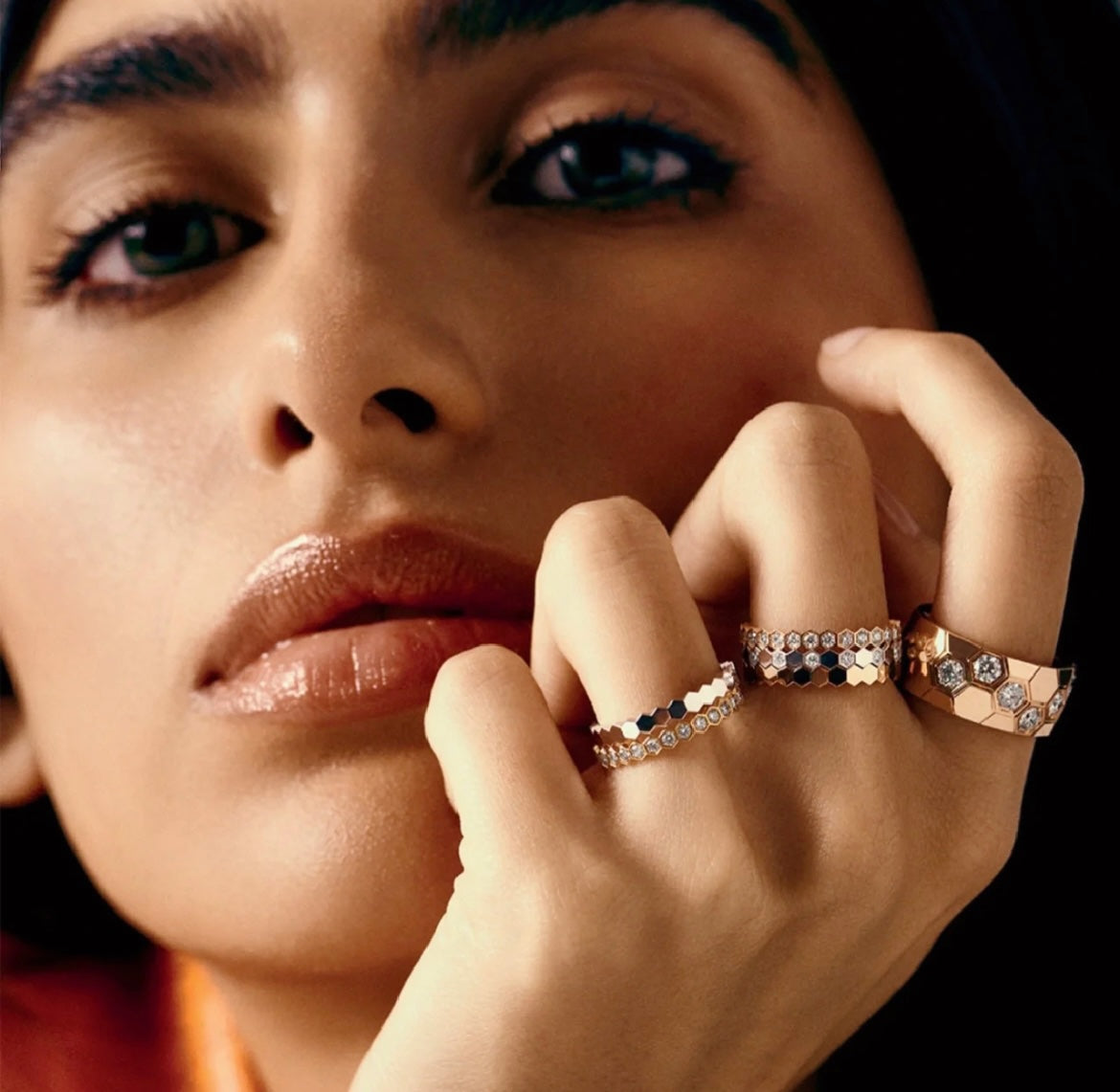 [Max Jewelry ]BEE LOVE DIAMOND LARGE RING