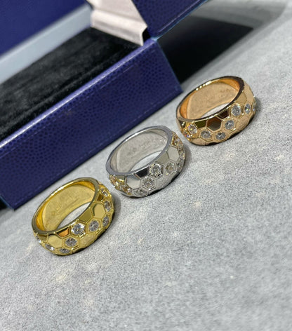 [Max Jewelry ]BEE LOVE DIAMOND LARGE RING