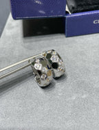 [Plus&Max]BEE LOVE DIAMOND HOOP EARRINGS
