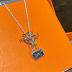 [Plus&Max]CONSTANCE PEDANT SILVER NECKLACE