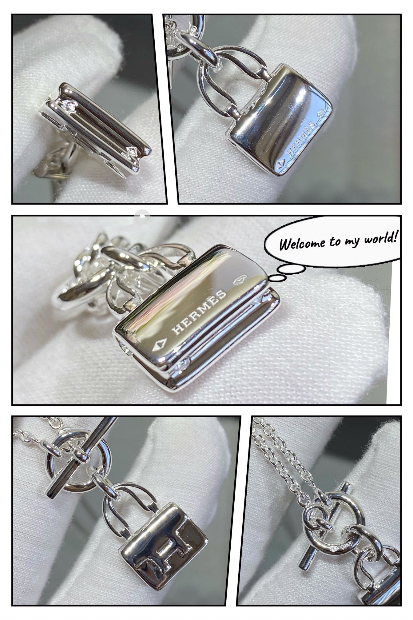 [Max Jewelry ]CONSTANCE PEDANT SILVER NECKLACE