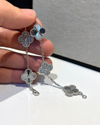 [Plus&Max]LUCKY CLOVER 5-MOTIF BRACELET - LASER COLLECTION