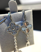 [Plus&Max]LUCKY CLOVER 5-MOTIF BRACELET - LASER COLLECTION