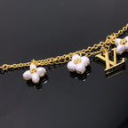 [Plus&Max]LOGO 6 MOTIF STAR AND SUN GOLD BRACELET
