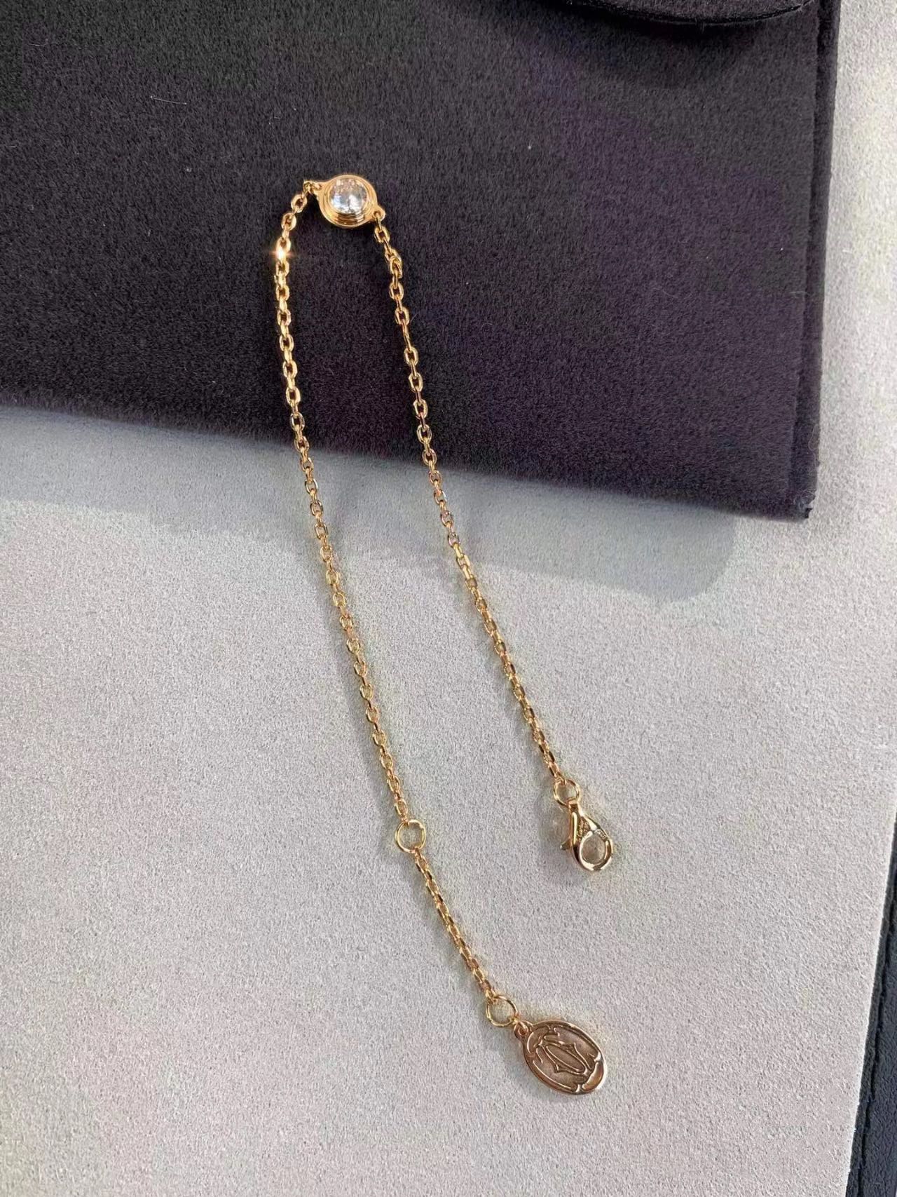 [Max Jewelry ]DAMOUR DIAMOND LINK BRACELET
