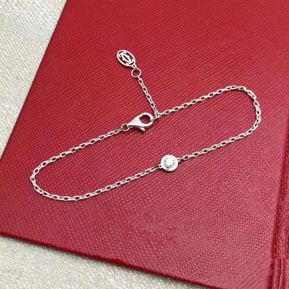 [Max Jewelry ]DAMOUR DIAMOND LINK BRACELET