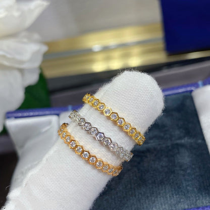 [Max Jewelry ]BEE LOVE DIAMOND PAVED SMALL RING