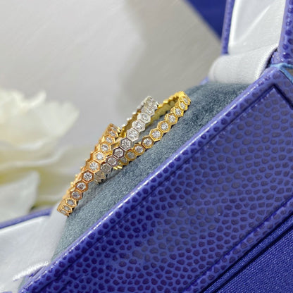 [Max Jewelry ]BEE LOVE DIAMOND PAVED SMALL RING