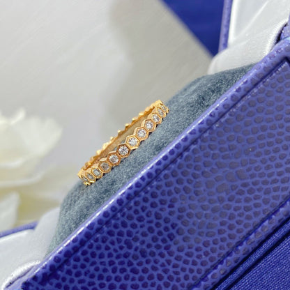 [Max Jewelry ]BEE LOVE DIAMOND PAVED SMALL RING