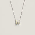 [Plus&Max]HM CLIC YELLOW ENAMEL GOLD NECKLACE