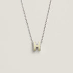 [Plus&Max]HM CLIC YELLOW ENAMEL GOLD NECKLACE