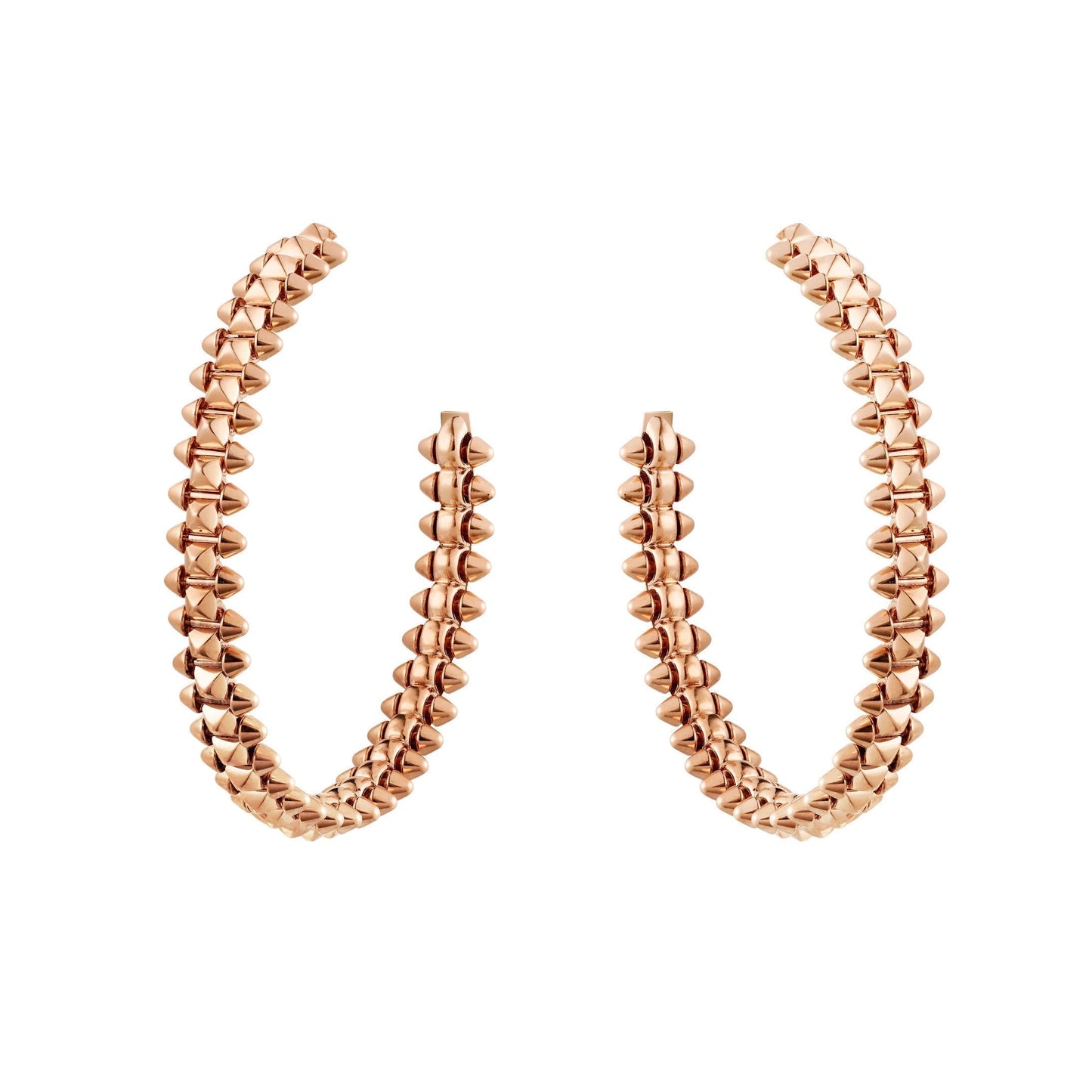 [Max Jewelry ]CLASH LARGE HOOP EARRINGS