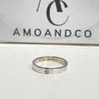 [Plus&Max]LOVE RING 4MM 1 DIAMOND