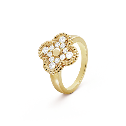 [Max Jewelry ]CLOVER DIAMOND RING