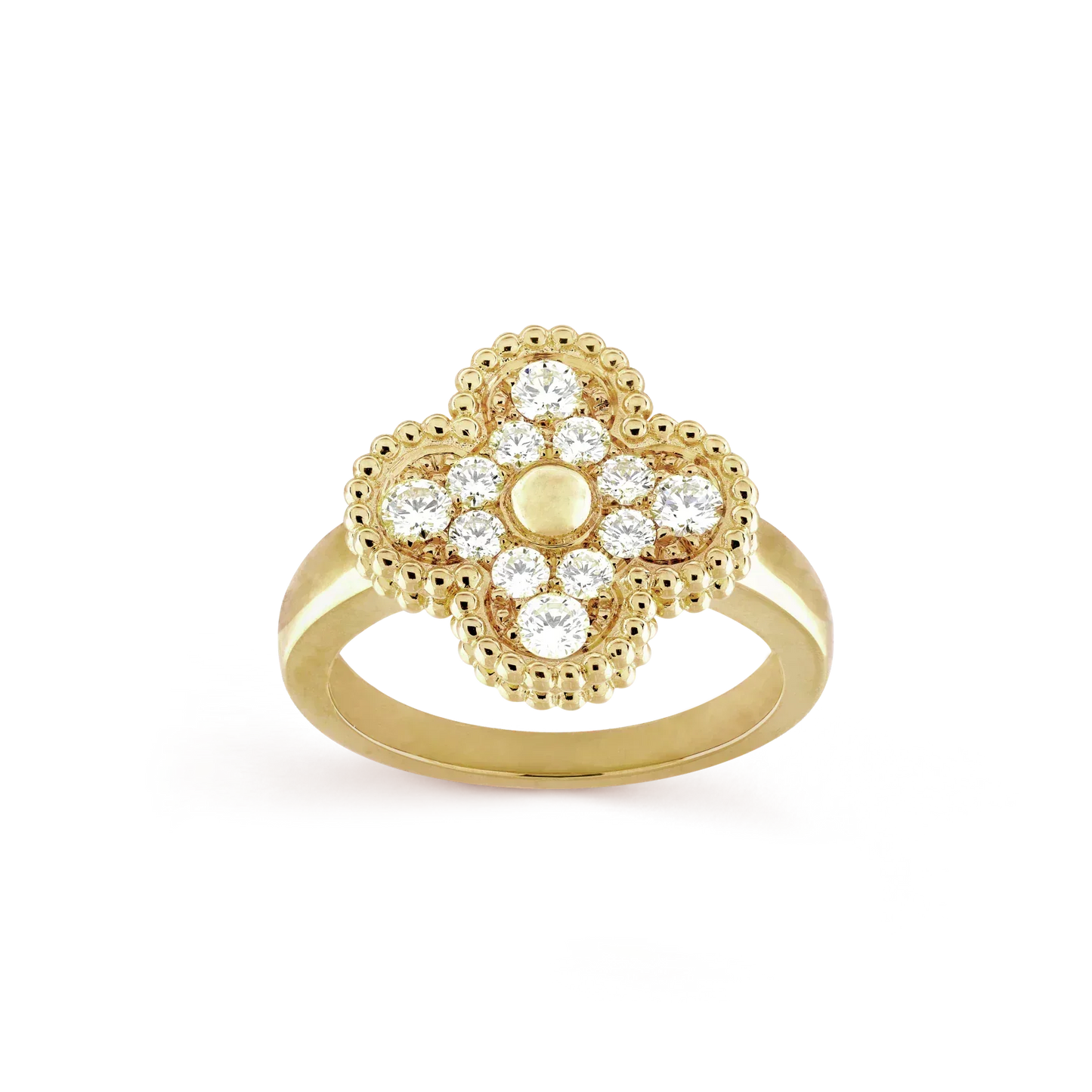 [Max Jewelry ]CLOVER DIAMOND RING