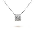 [Plus&Max]PERLEE PEDANT SIVLER DIAMOND NECKLACE