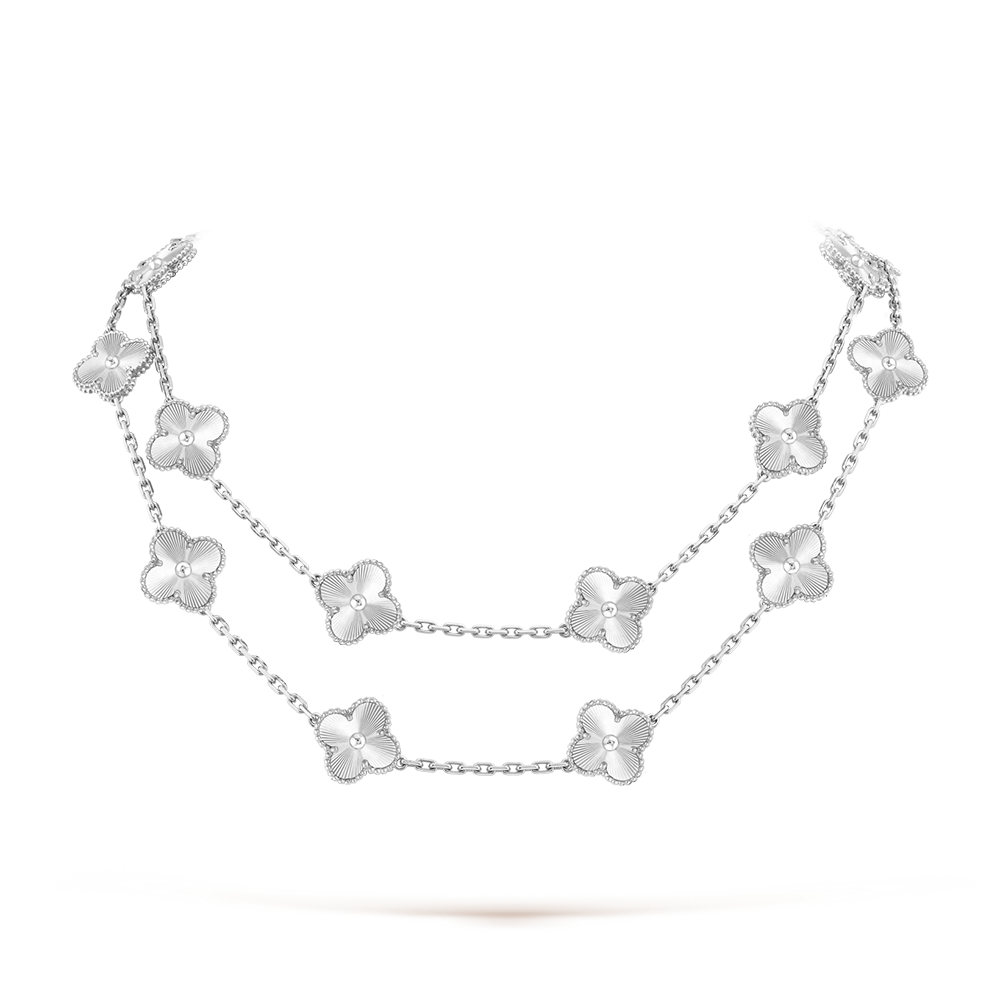 [Max Jewelry ]CLOVER 20 MOTIFS  LASER SILVER